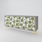SEEDLING SONGBIRD 3-Door Sideboard in Grey Finish