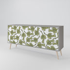 SEEDLING SONGBIRD 3-Door Sideboard in Grey Finish