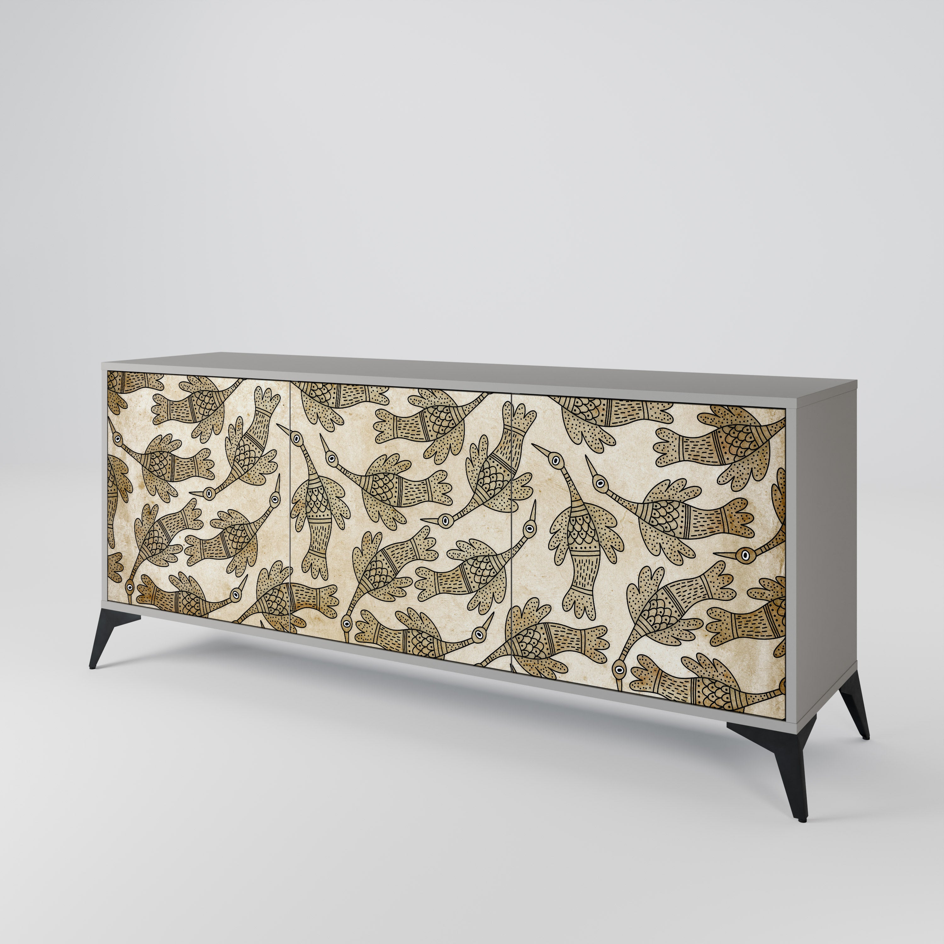 ALMONDINE SONGBIRD 3-Door Sideboard