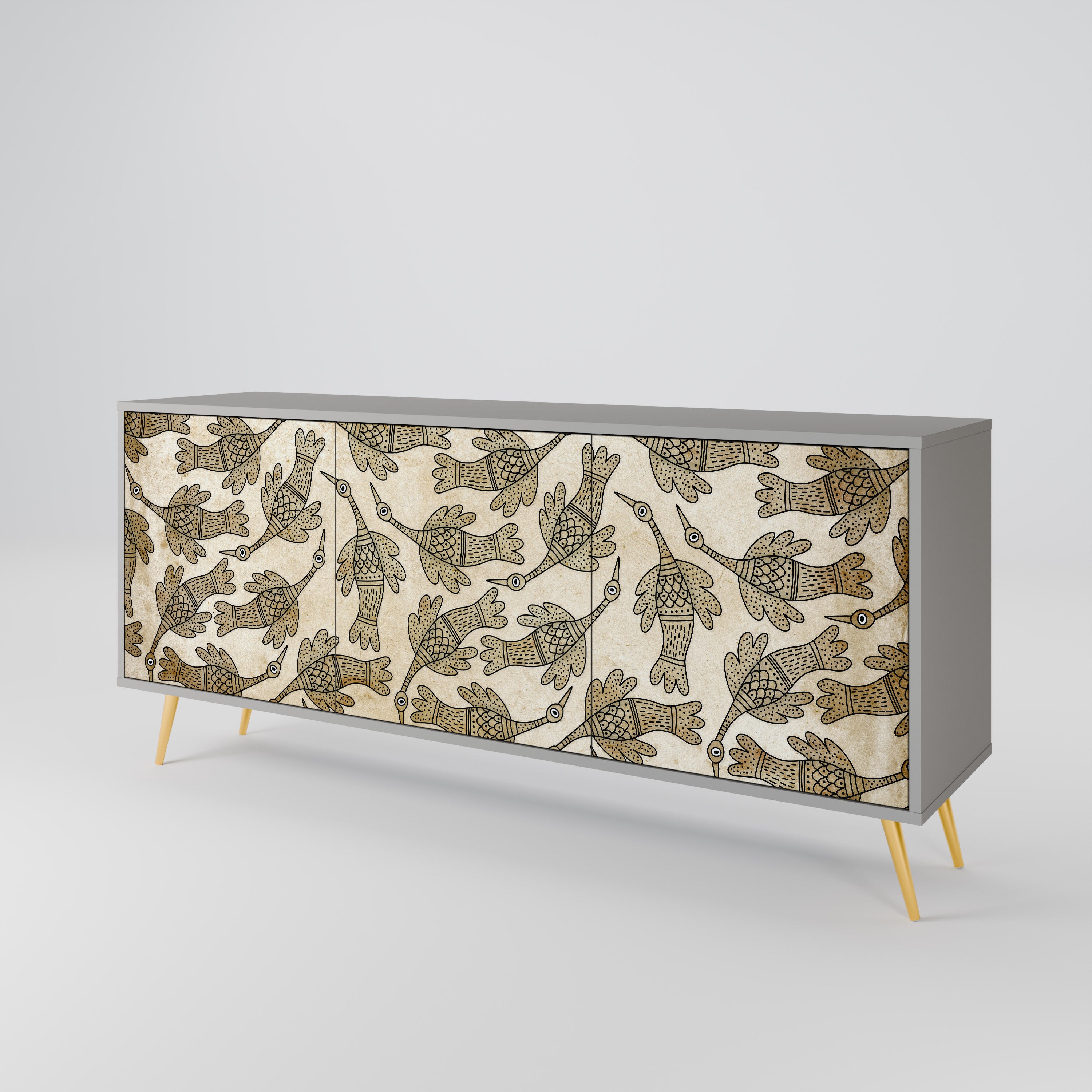 ALMONDINE SONGBIRD 3-Door Sideboard