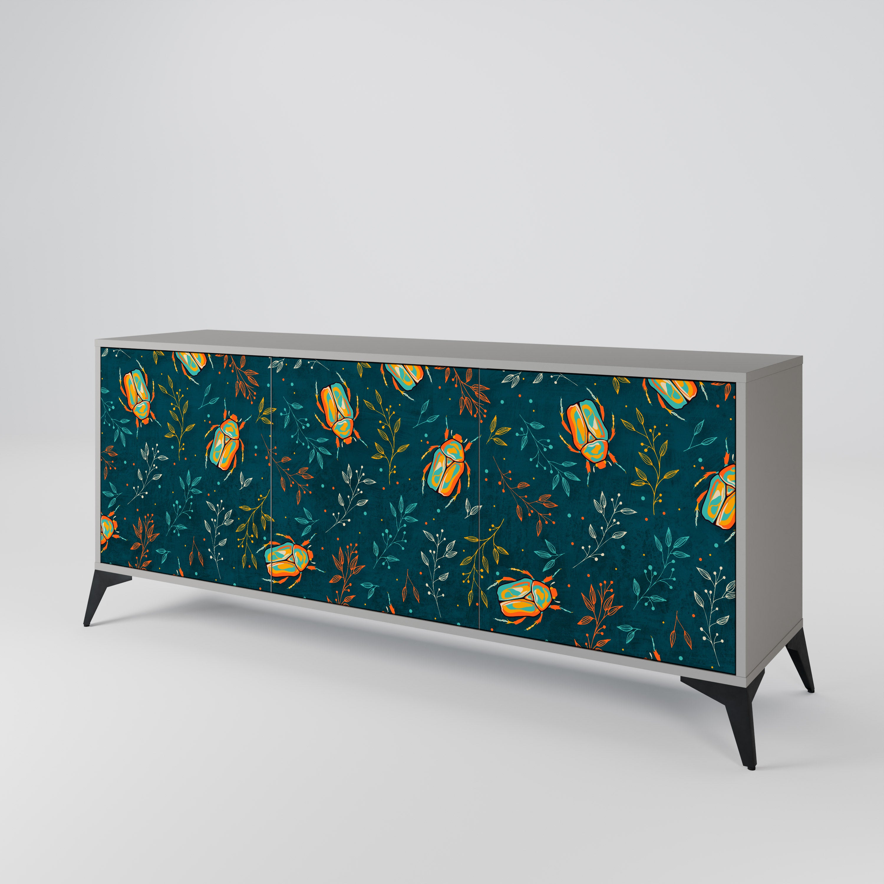 AUTUMN INSECTS 3-Door Sideboard