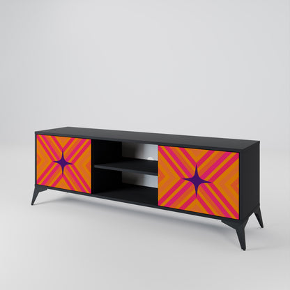 GEOMETRIC BRILLIANCE Mueble de TV de 2 Puertas