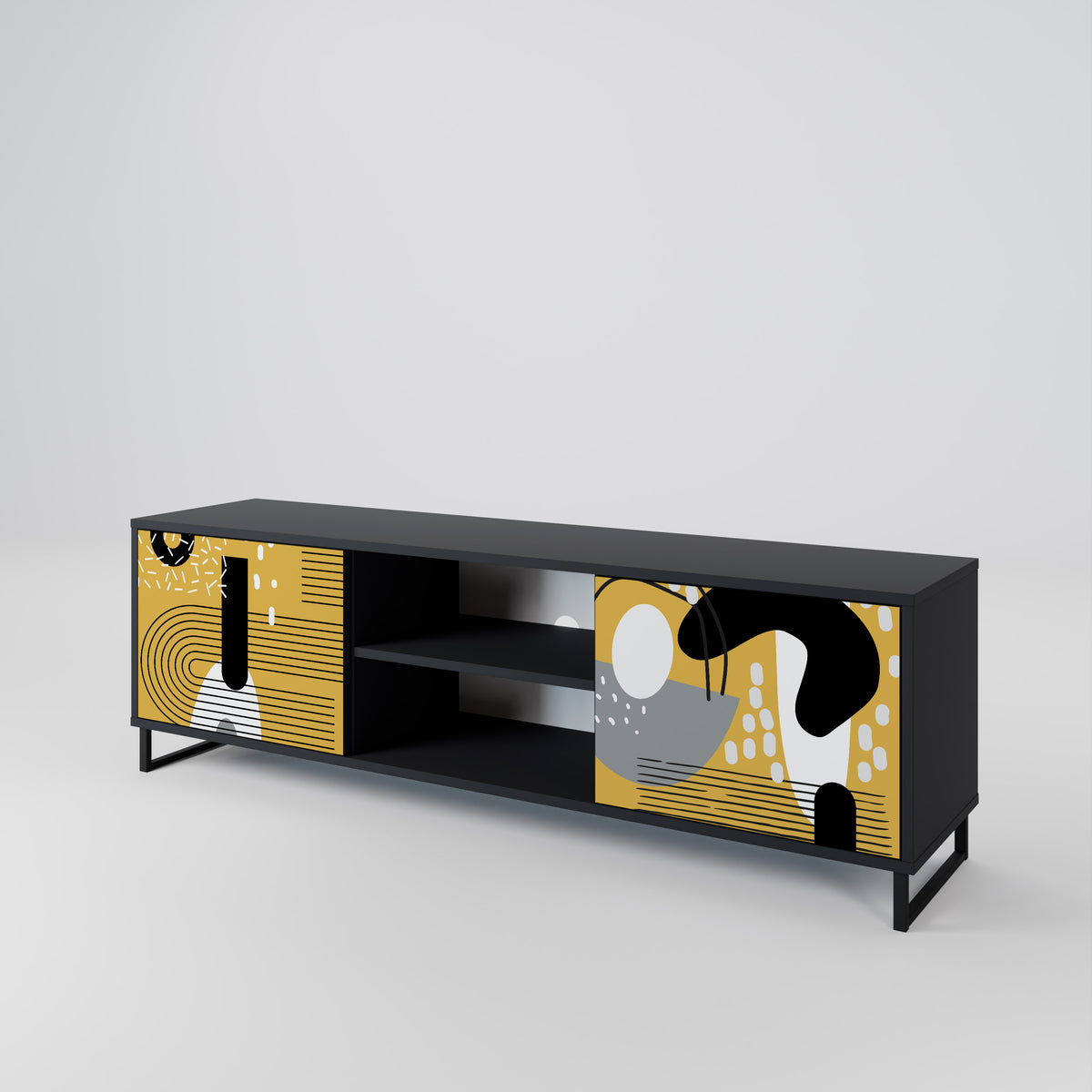 SHAPESHIFT SYMPHONY Mueble de TV de 2 Puertas