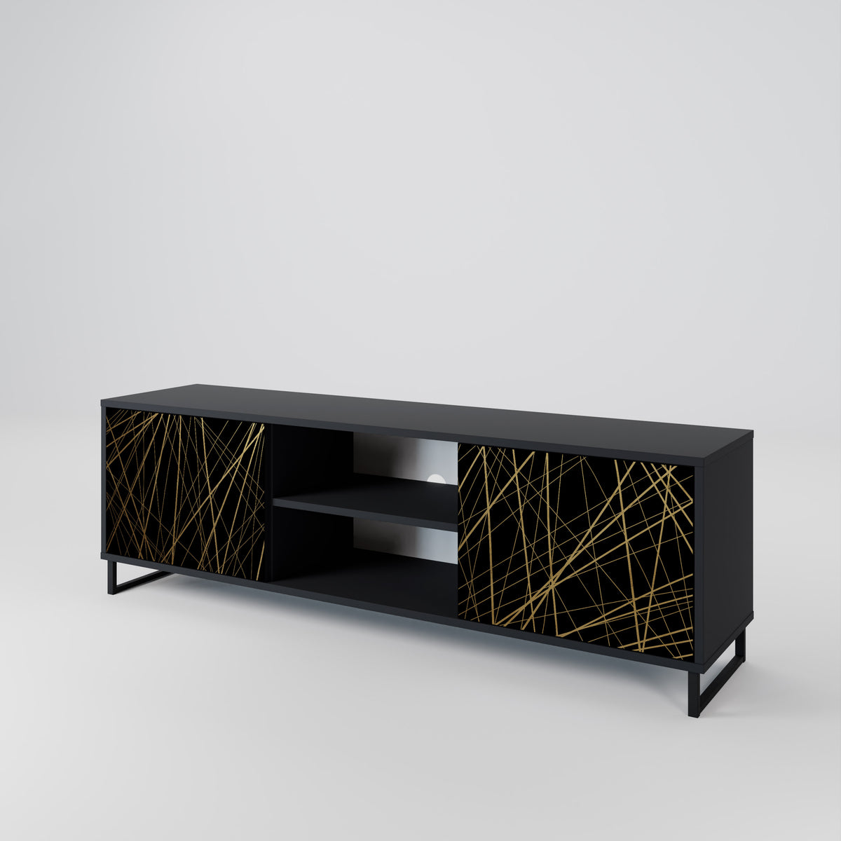 BRIGHT MESH Mueble de TV de 2 Puertas