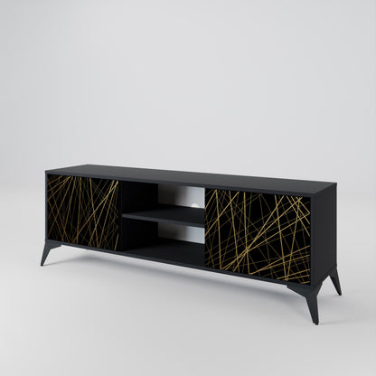 BRIGHT MESH Mueble de TV de 2 Puertas