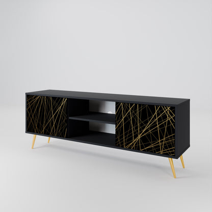 BRIGHT MESH Mueble de TV de 2 Puertas