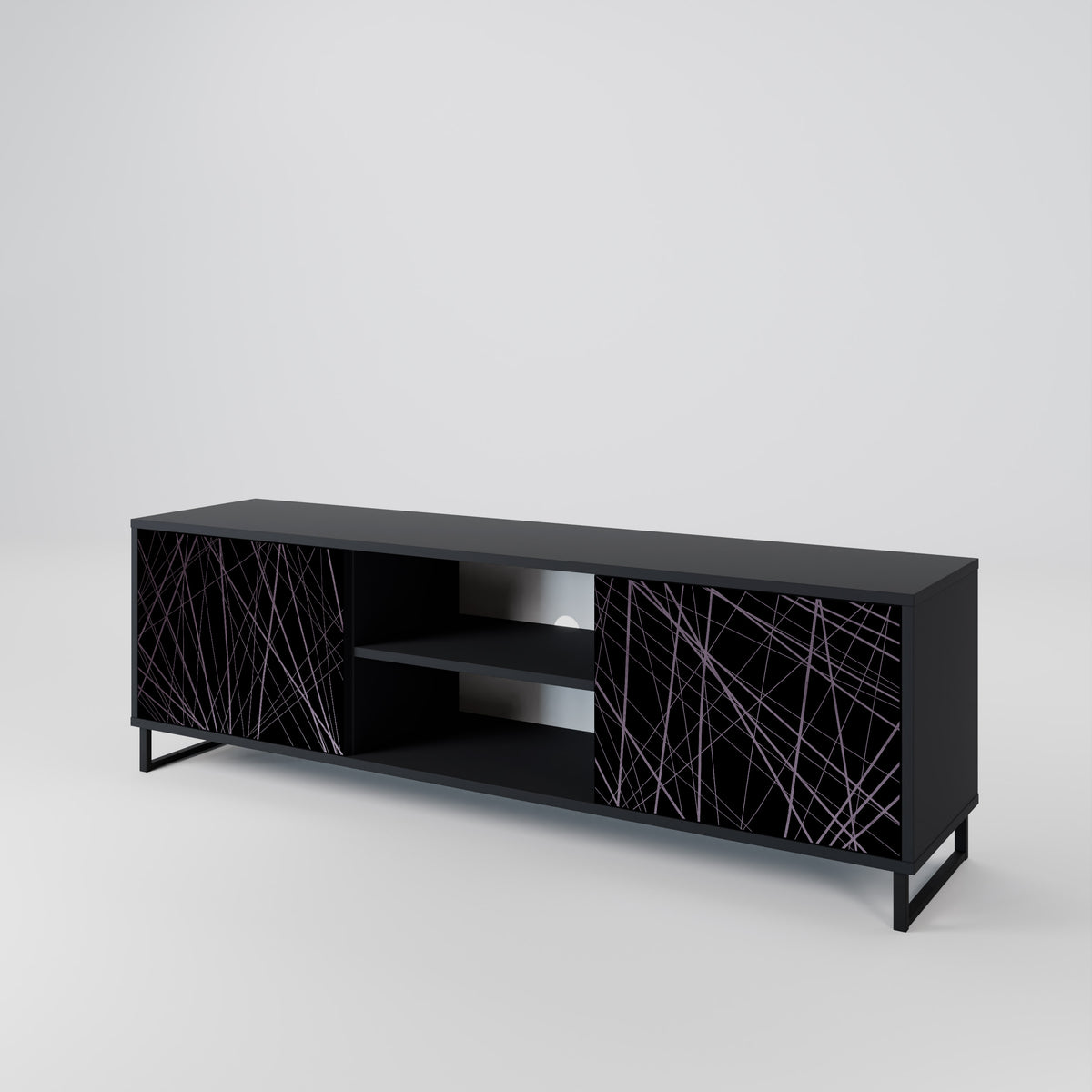 SHIMMER SPIDERGRAM Mueble de TV de 2 Puertas