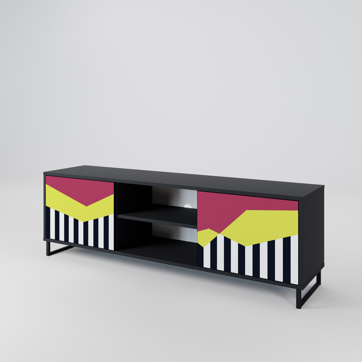 PIANO FANTASY Mueble de TV de 2 Puertas