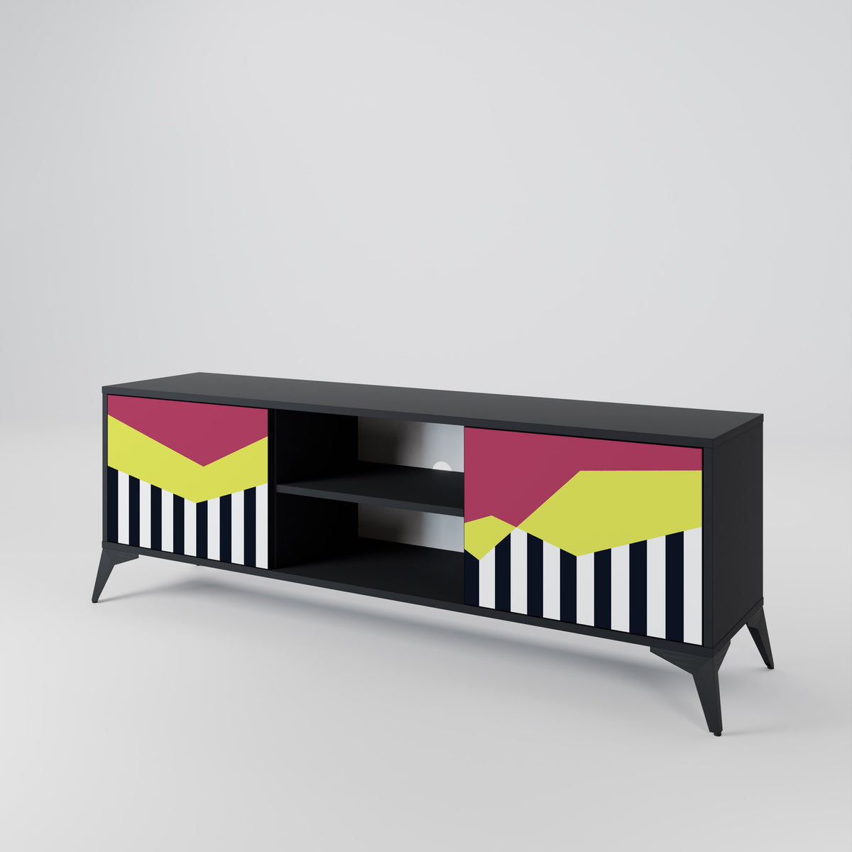 PIANO FANTASY Mueble de TV de 2 Puertas