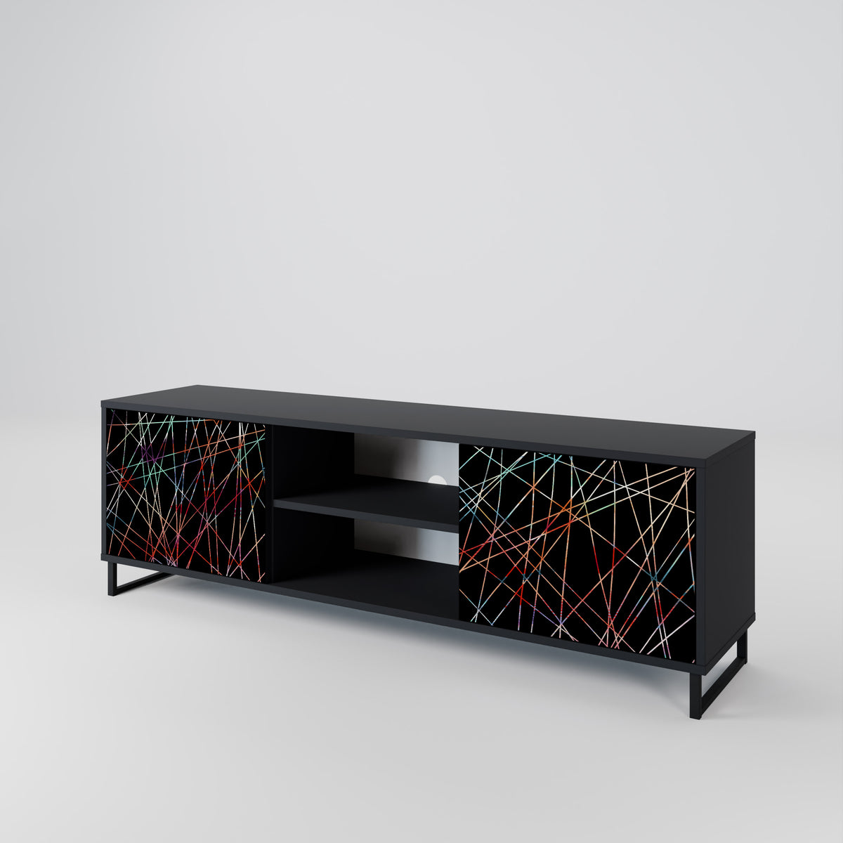 LUMINOUS SNARE Mueble de TV de 2 Puertas