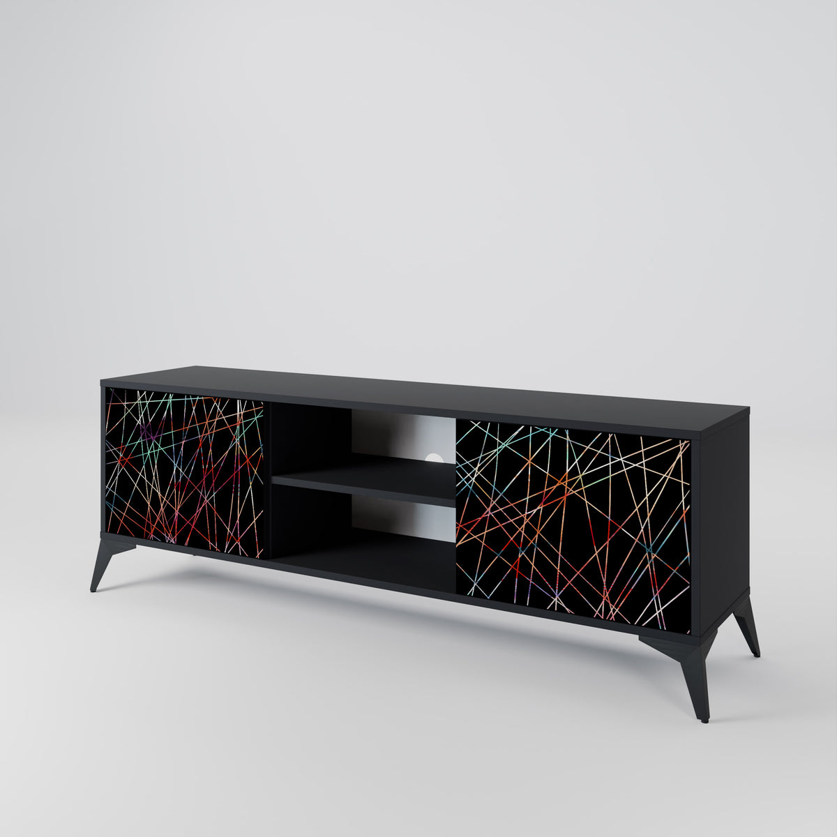 LUMINOUS SNARE Mueble de TV de 2 Puertas