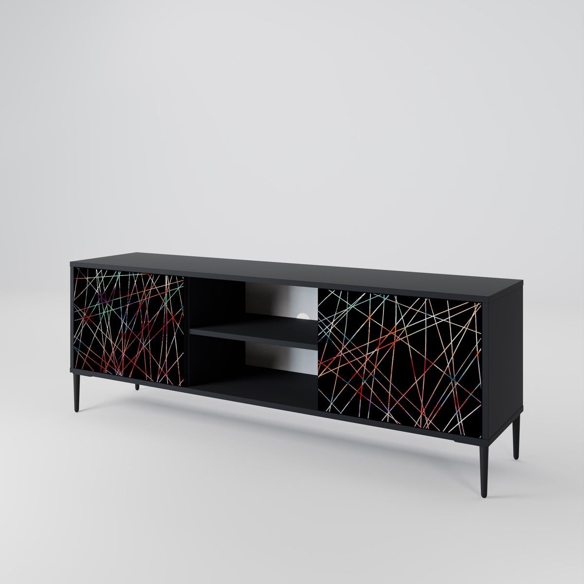 LUMINOUS SNARE Mueble de TV de 2 Puertas