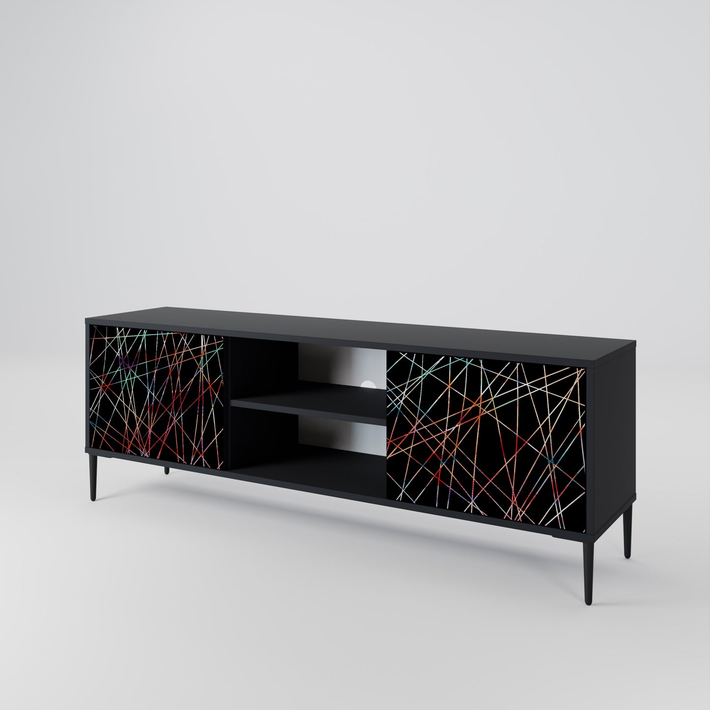 LUMINOUS SNARE Mueble de TV de 2 Puertas