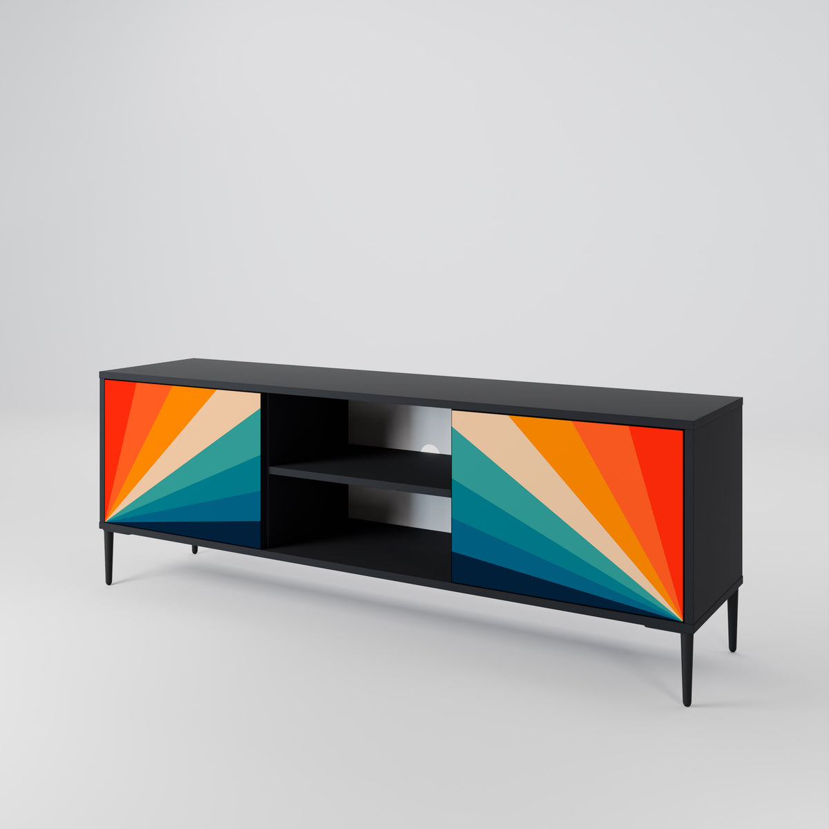 PRISM CONCUSSION Mueble de TV de 2 Puertas