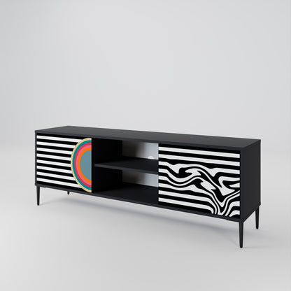 SPECTRA SHOWCASE Mueble de TV de 2 Puertas