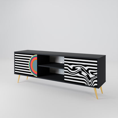 SPECTRA SHOWCASE Mueble de TV de 2 Puertas