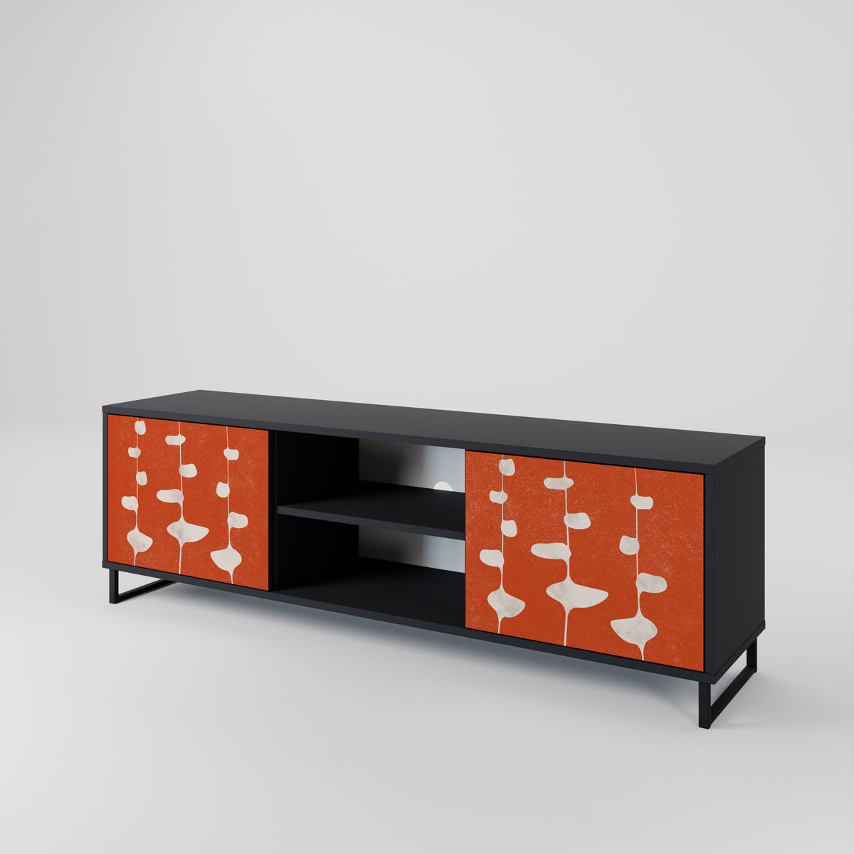COURAGE MOLD Mueble de TV de 2 Puertas