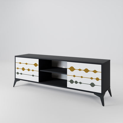 VIVID TONE Mueble de TV de 2 Puertas