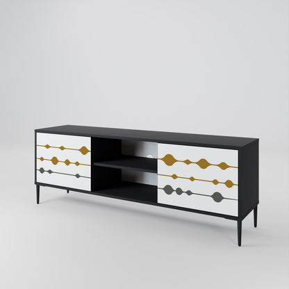 VIVID TONE Mueble de TV de 2 Puertas