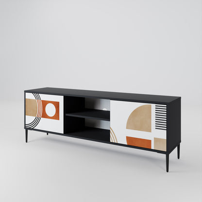 CIRCLE RHYTM Mueble de TV de 2 Puertas