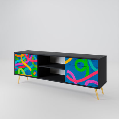 STREAMER TANGLE Mueble de TV de 2 Puertas