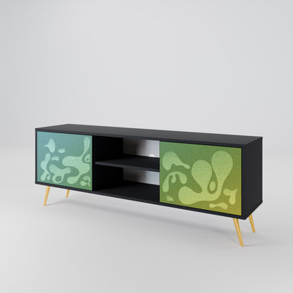 IRREGULAR BLUE Mueble de TV de 2 Puertas