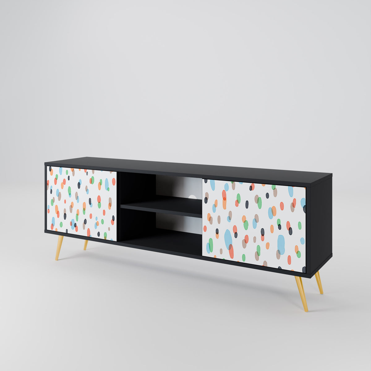 ENERGETIC SPOTS Mueble de TV de 2 Puertas
