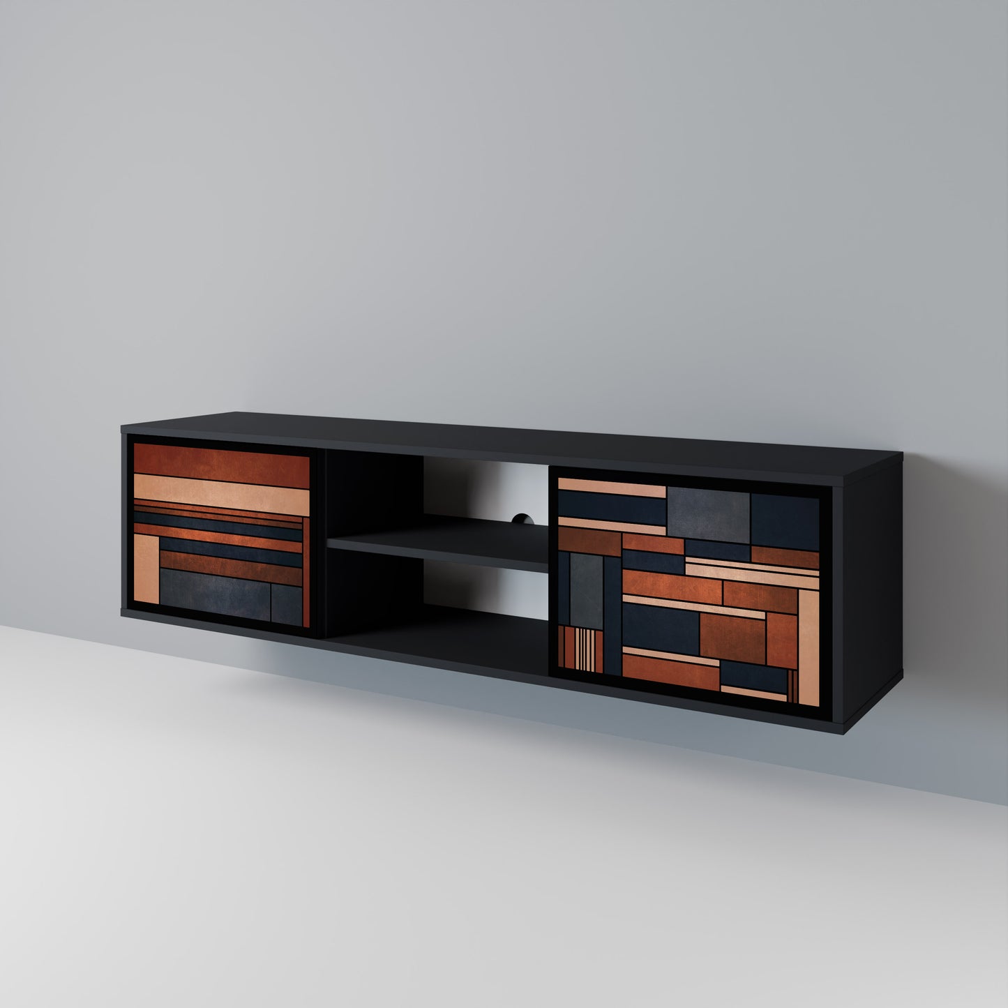 INTREPID FORMATION Mueble de TV de 2 Puertas