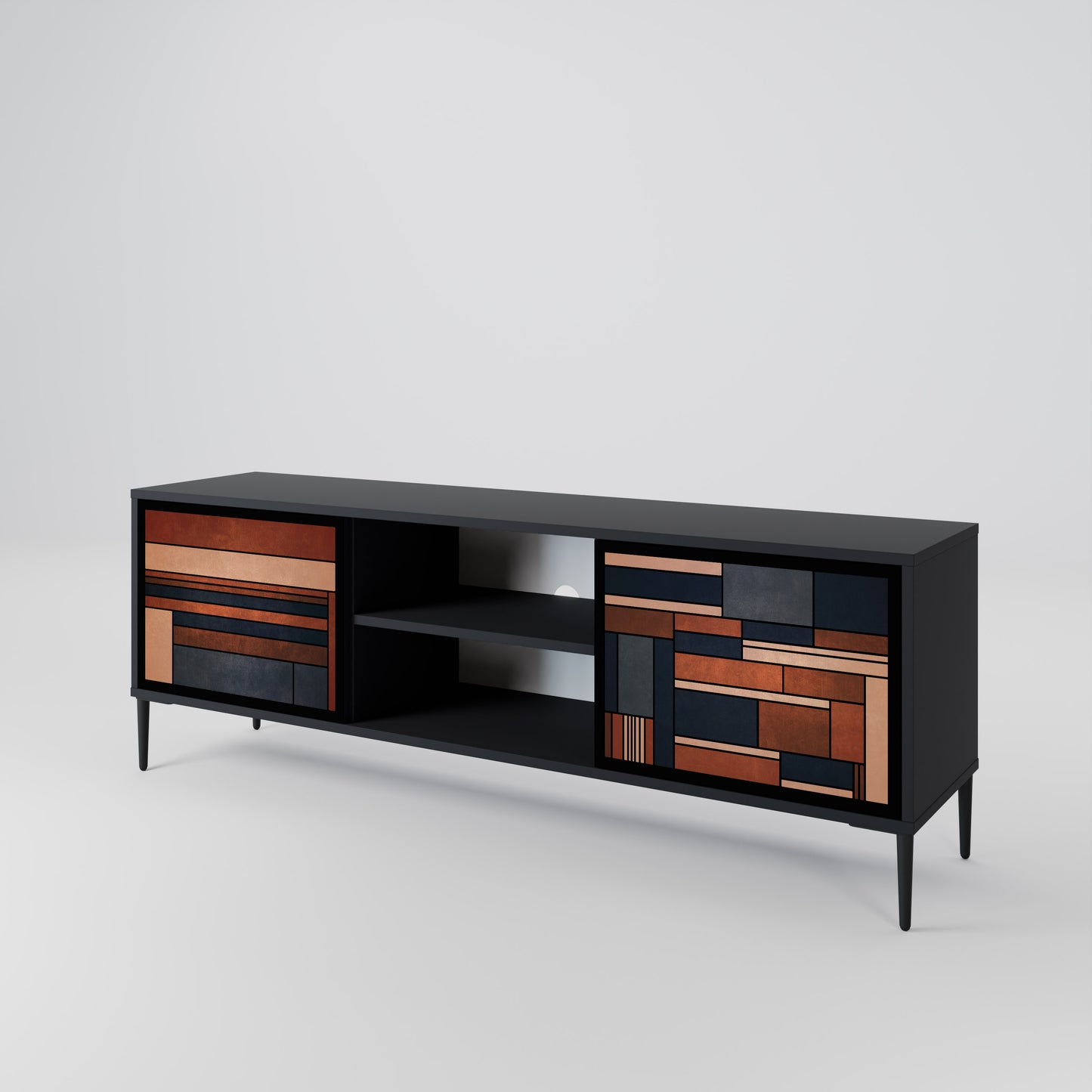 INTREPID FORMATION Mueble de TV de 2 Puertas