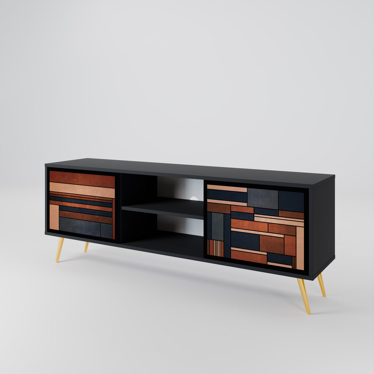 INTREPID FORMATION Mueble de TV de 2 Puertas