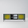 SUNSHINE EULOGY 2-Door TV Stand in Black Finish