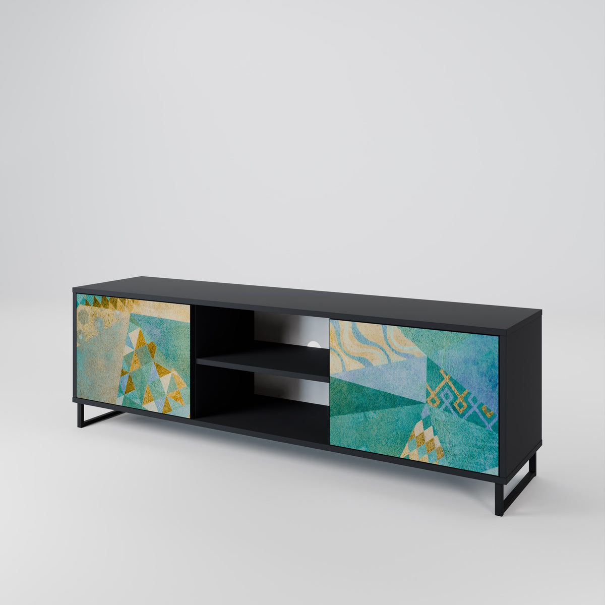 SPECTRUM SPLENDOR Mueble de TV de 2 Puertas