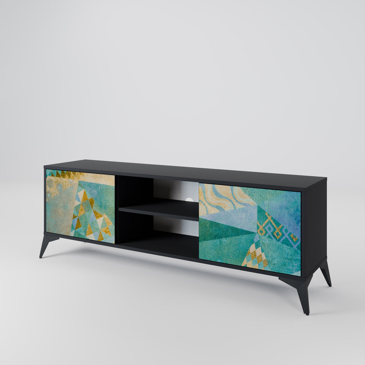 SPECTRUM SPLENDOR Mueble de TV de 2 Puertas