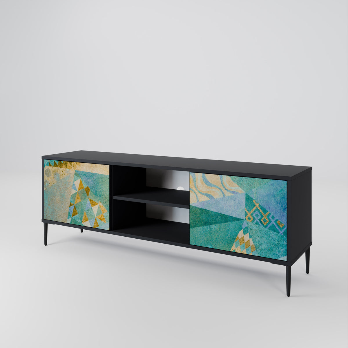 SPECTRUM SPLENDOR Mueble de TV de 2 Puertas