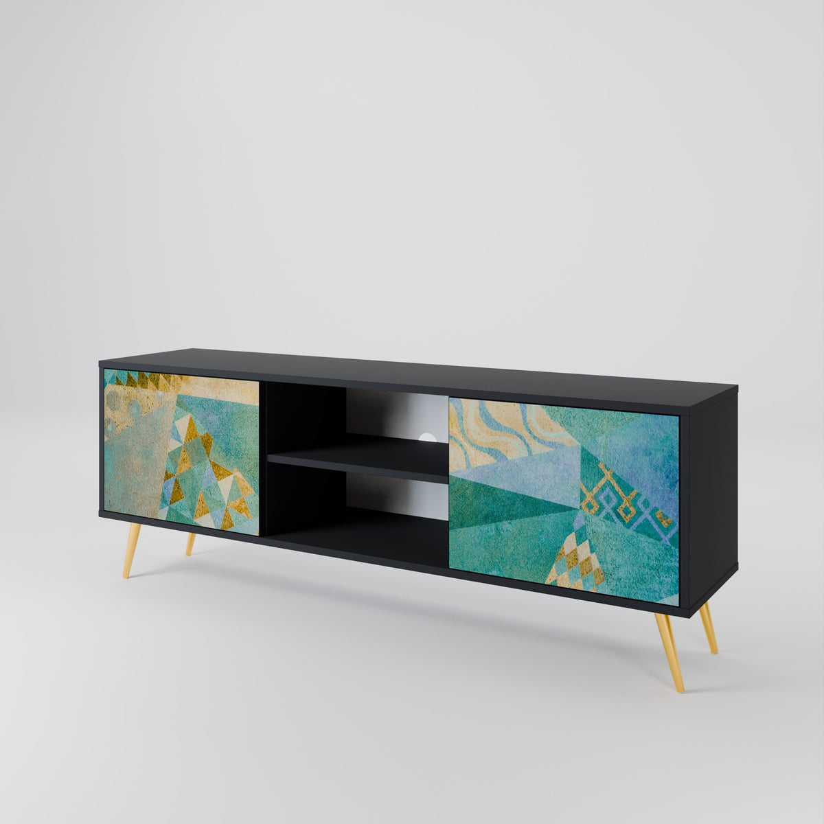 SPECTRUM SPLENDOR Mueble de TV de 2 Puertas