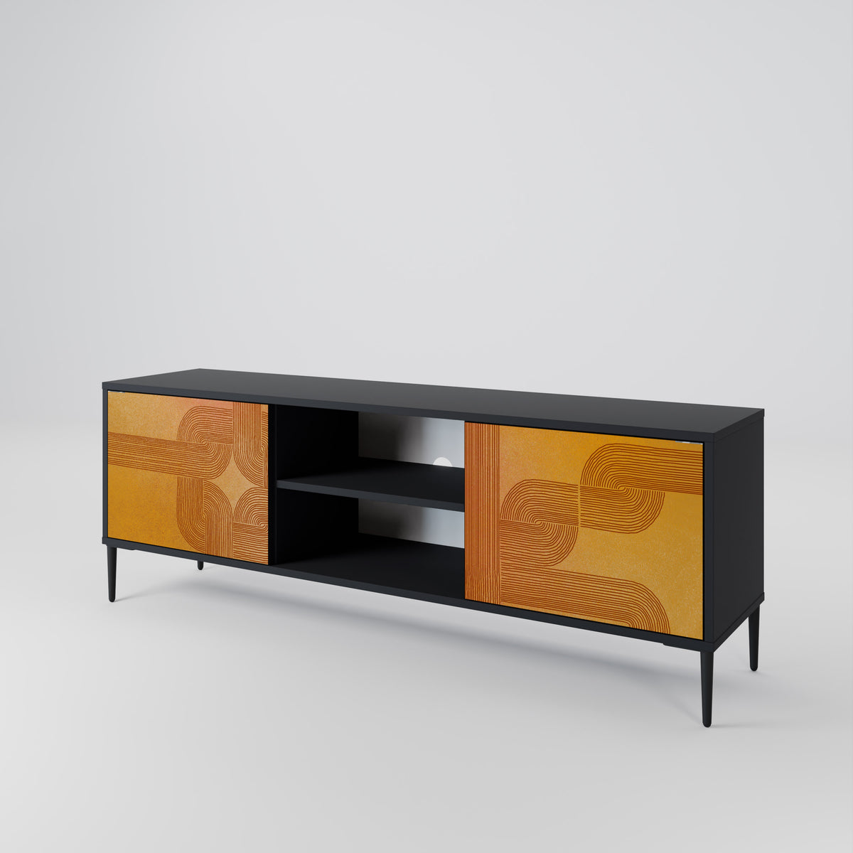 STRENGTHENING RELATION Mueble de TV de 2 Puertas