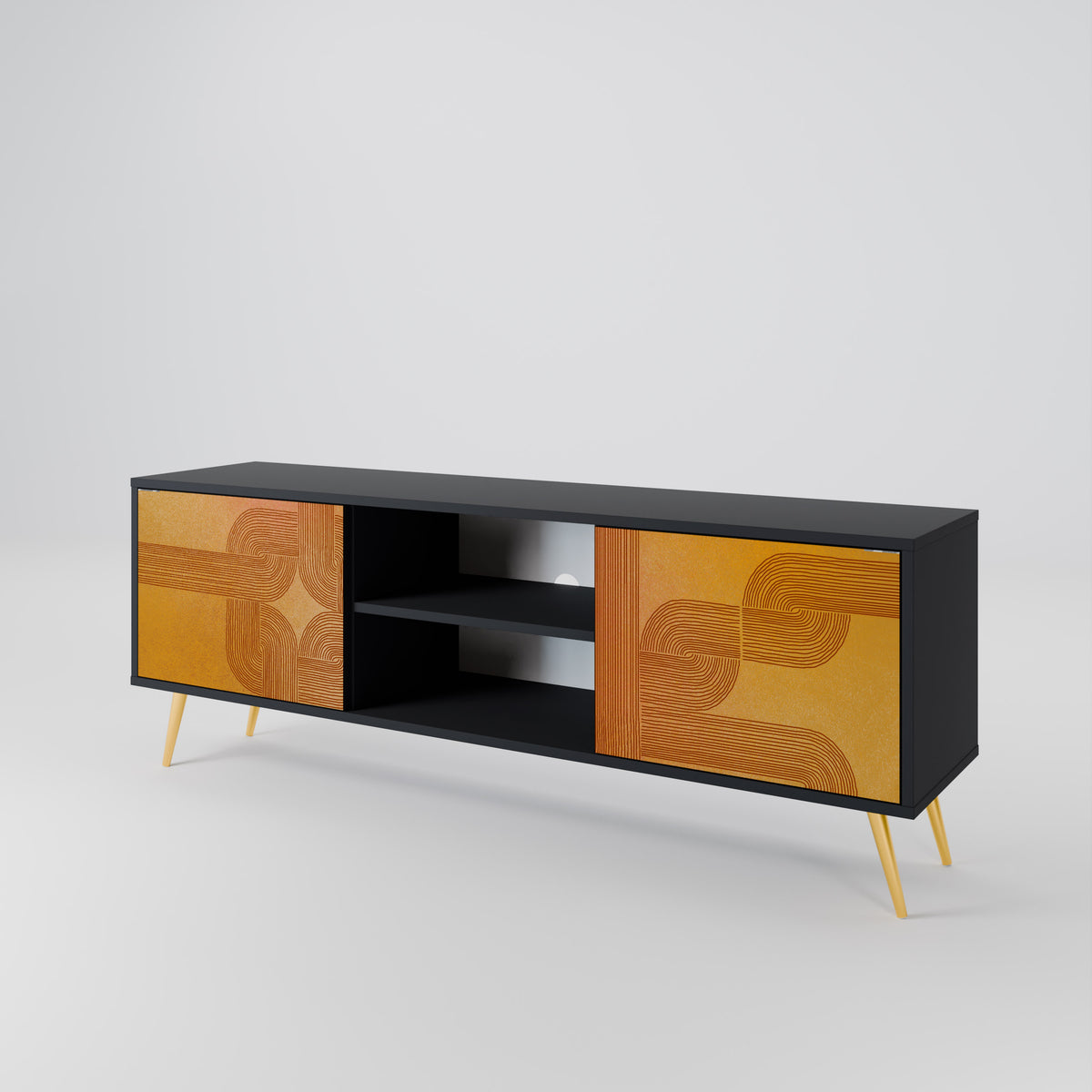 STRENGTHENING RELATION Mueble de TV de 2 Puertas