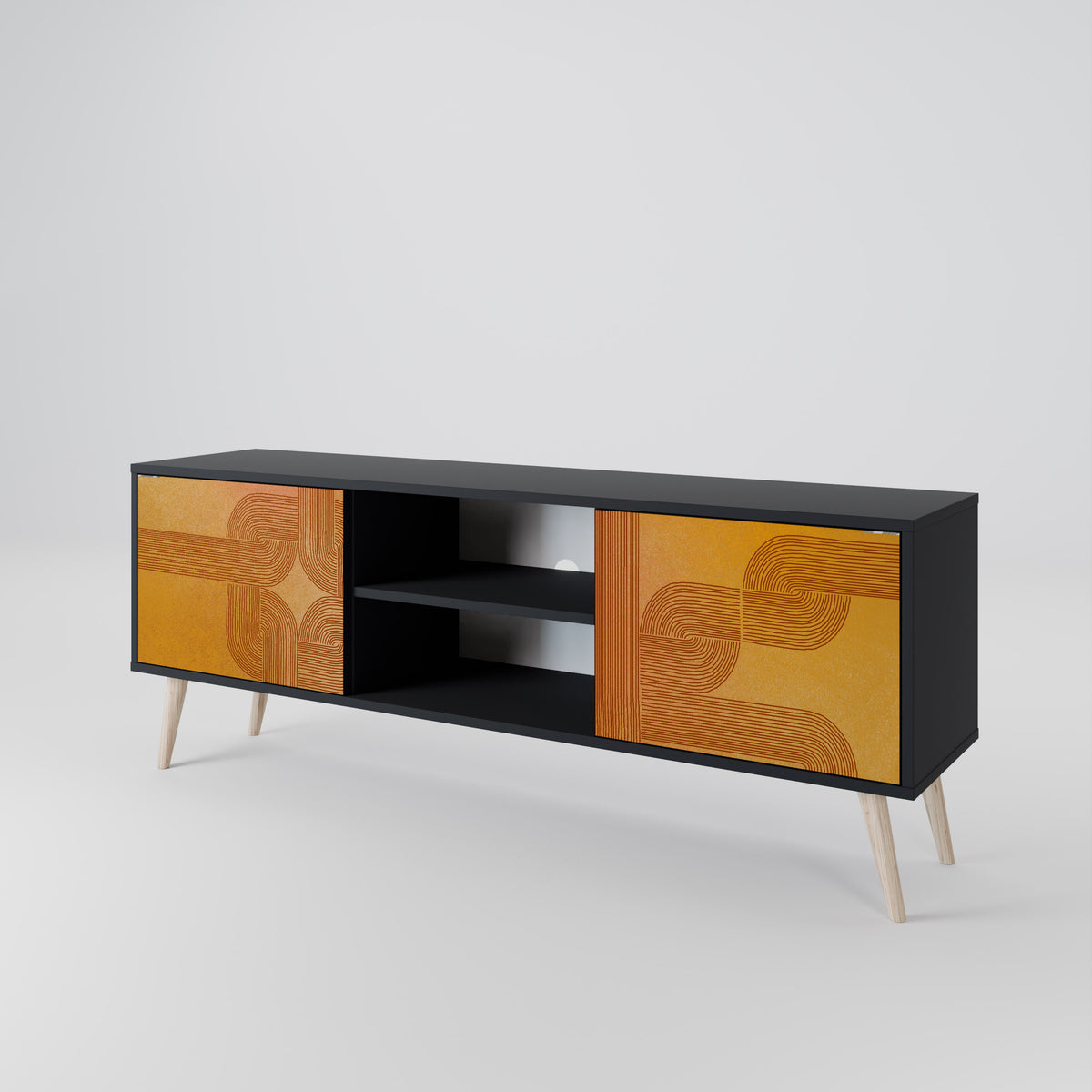 STRENGTHENING RELATION Mueble de TV de 2 Puertas