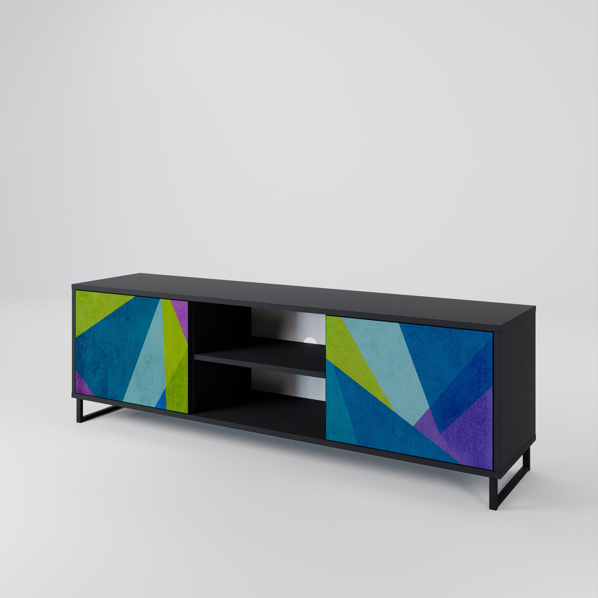 COLD SHOWCASE Mueble de TV de 2 Puertas