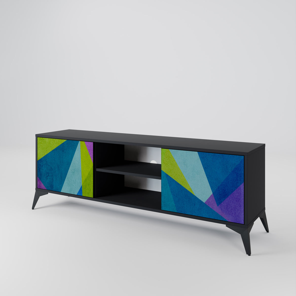 COLD SHOWCASE Mueble de TV de 2 Puertas