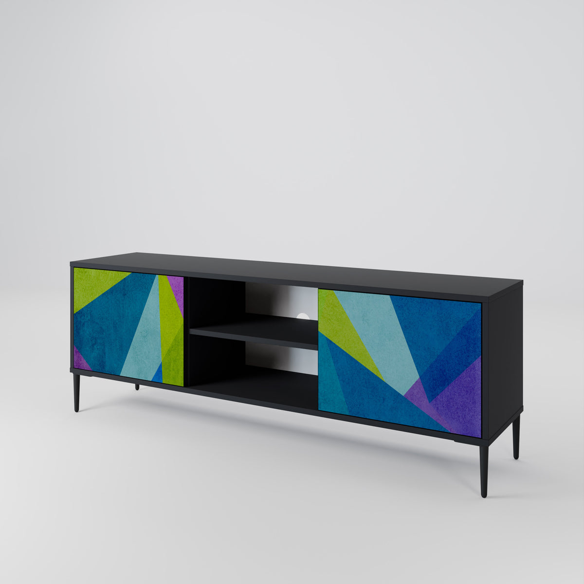 COLD SHOWCASE Mueble de TV de 2 Puertas