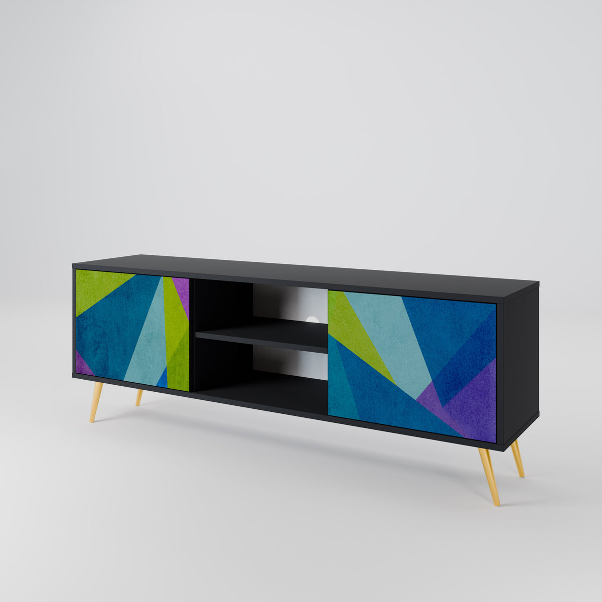 COLD SHOWCASE Mueble de TV de 2 Puertas
