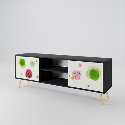 COLORFUL COSMOS Mueble de TV de 2 Puertas