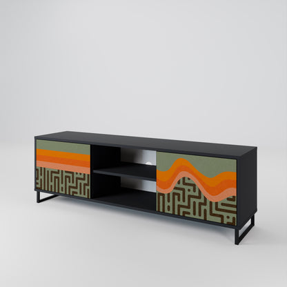 SIMPLE SOLUTIONS Mueble de TV de 2 Puertas