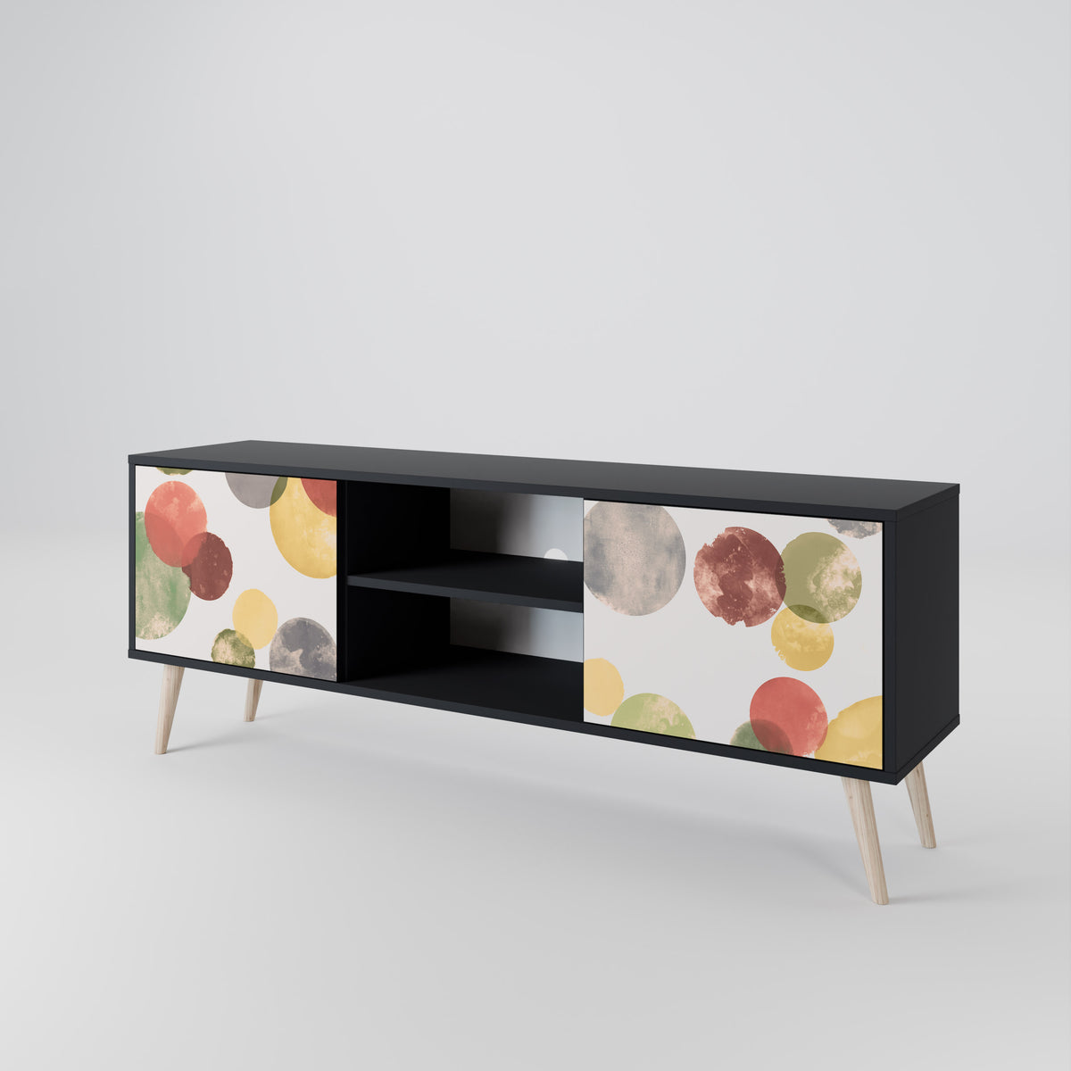 FLEETING HAPPINESS Mueble de TV de 2 Puertas