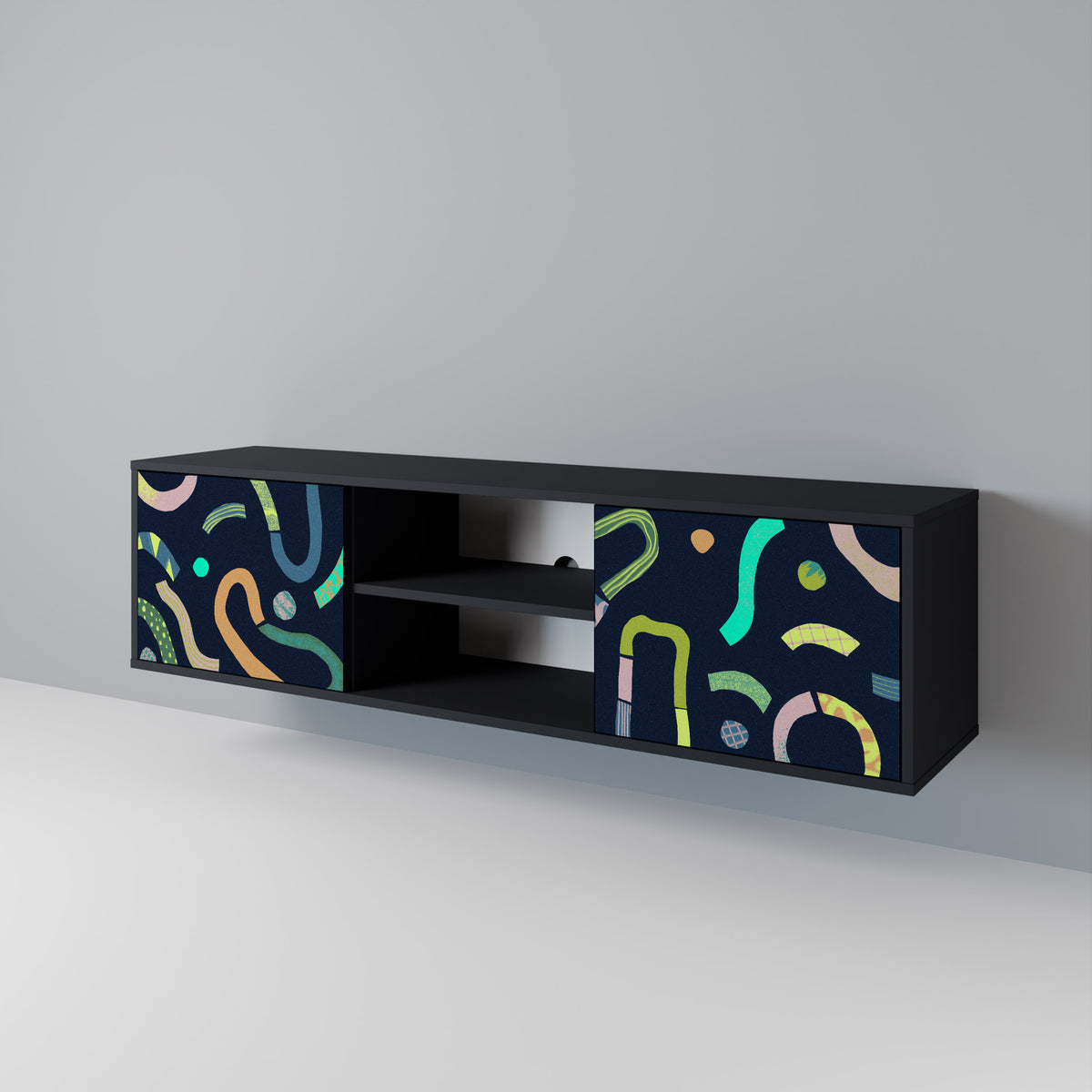 CONTRAST DANCE Mueble de TV de 2 Puertas