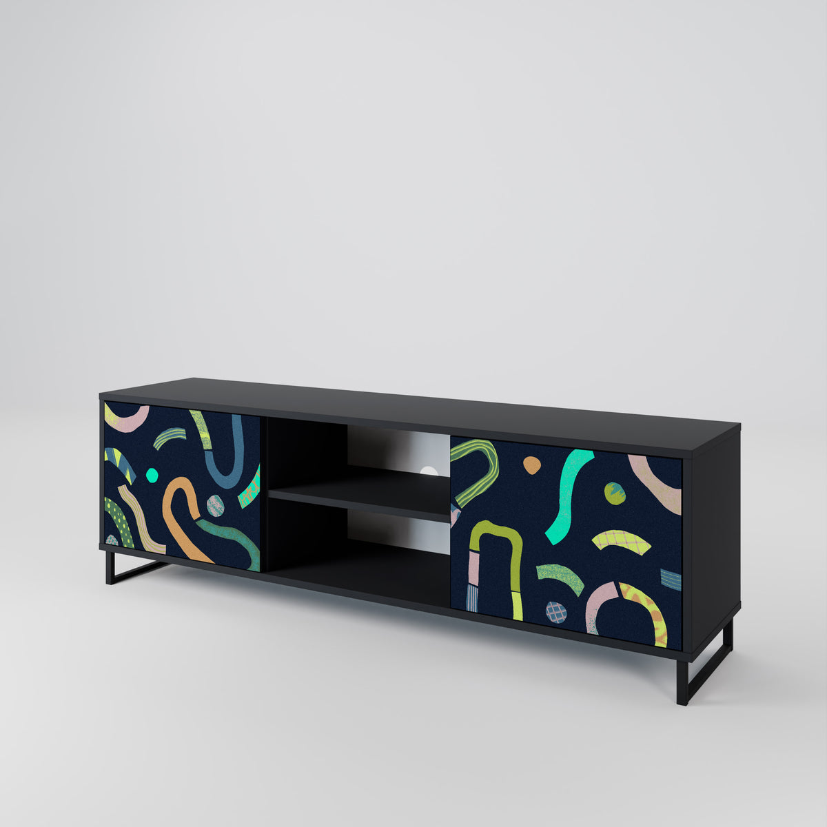 CONTRAST DANCE Mueble de TV de 2 Puertas