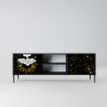 STELLAR CONSTELLATIONS Mueble de TV de 2 Puertas en Acabado Negro