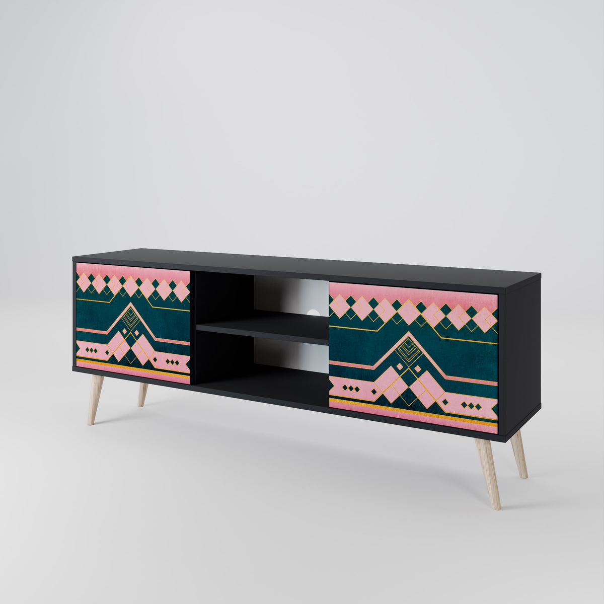 ROYAL COMPOSITION Mueble de TV de 2 Puertas