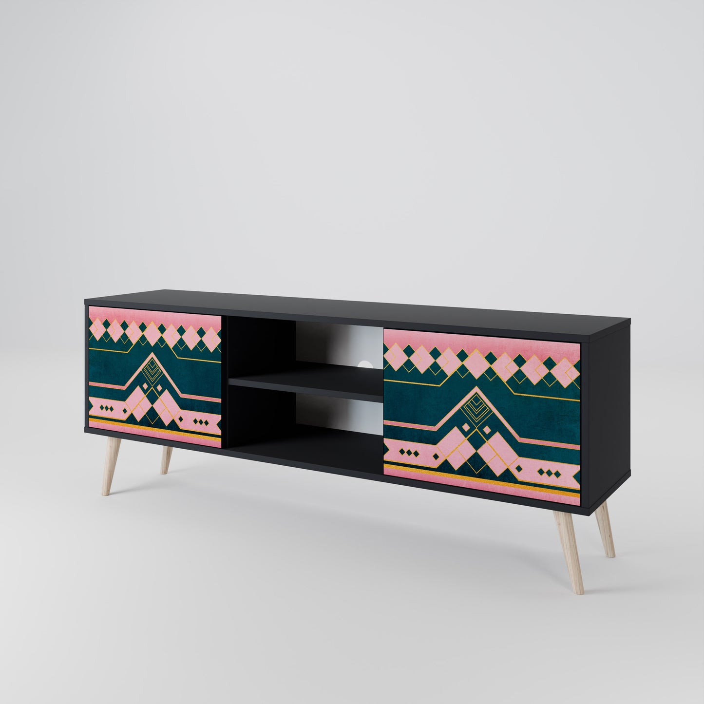 ROYAL COMPOSITION Mueble de TV de 2 Puertas